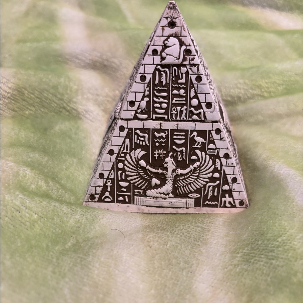 Decorative Pyramid with Hieroglyphs